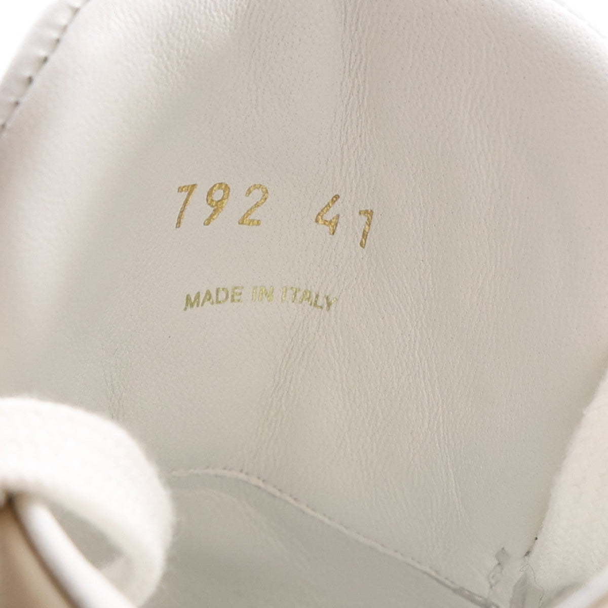 Prada Vitello Rois Triangle Downtown 30mm Women's Sneakers Beige and White