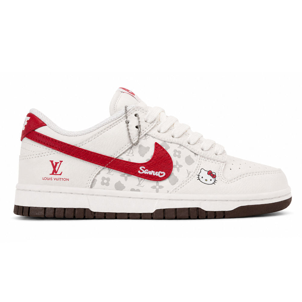 LV x Nike Air Force 1 Low “Hello Kitty Monogram Redâ€