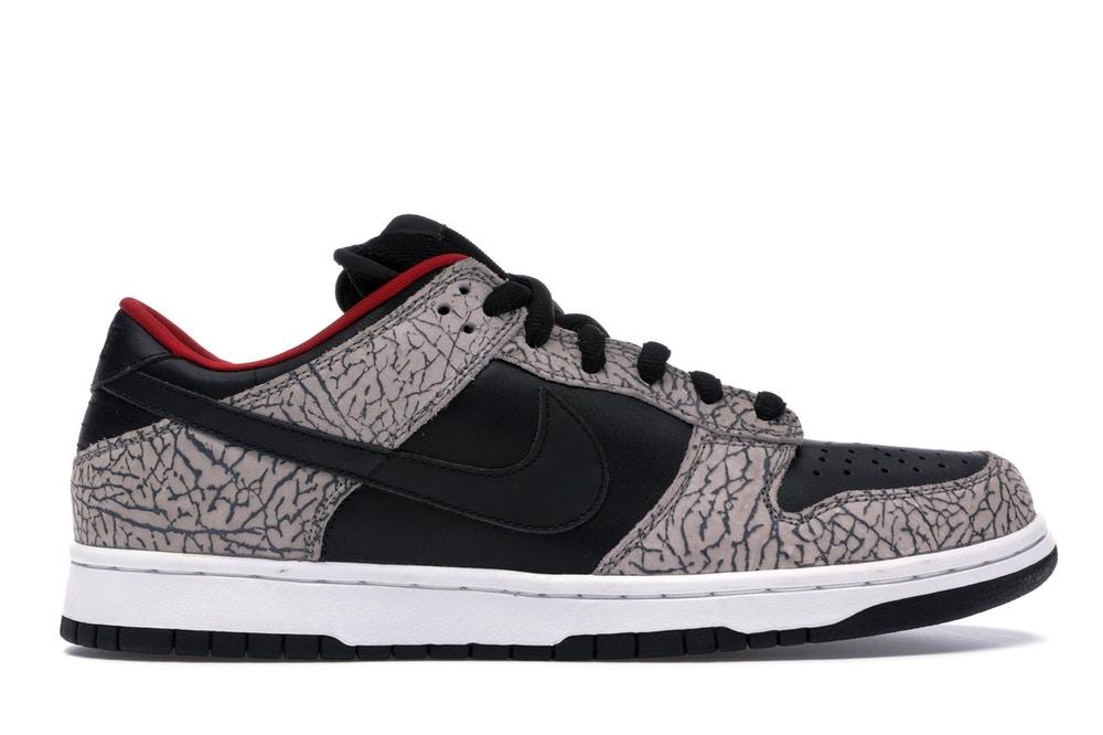 Classic Low-Top Sneakers in Black/Black-Cement Grey - 304292-131