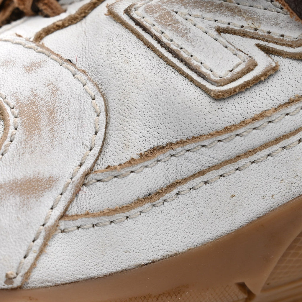 Miu Miu Bleached Calfskin Women's 530 SL Sneakers 39 White