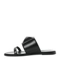 Hermès Nappa Women's Caia Slide Sandals 37.5 Black