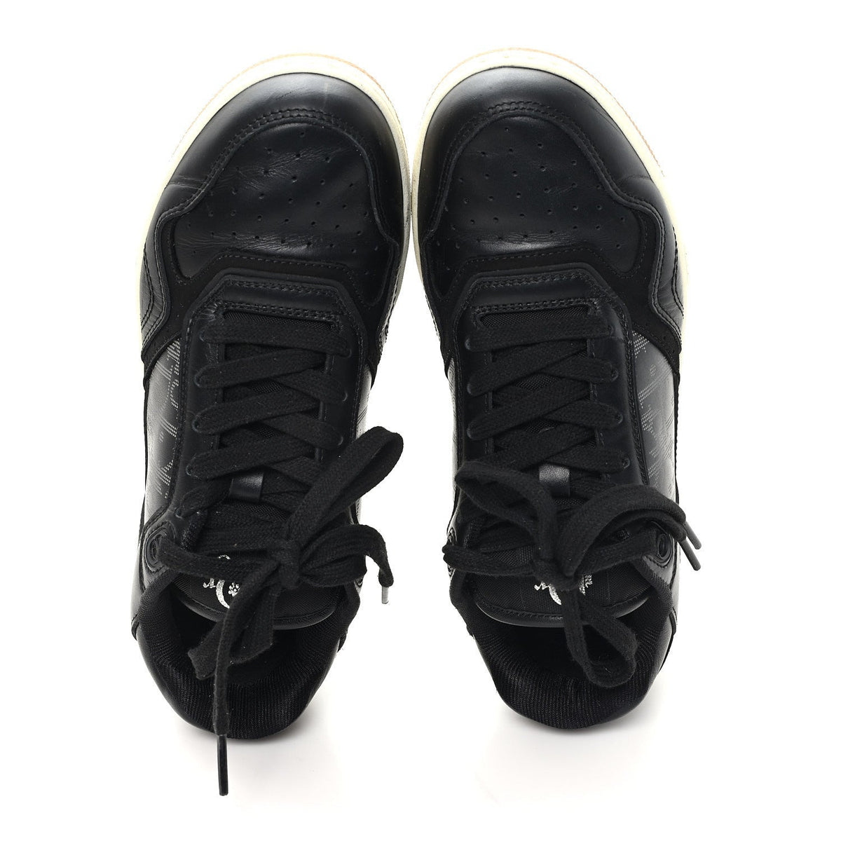 Christian Dior Smooth Calfskin Men's B27 Low Top Sneakers 39 Black Grey