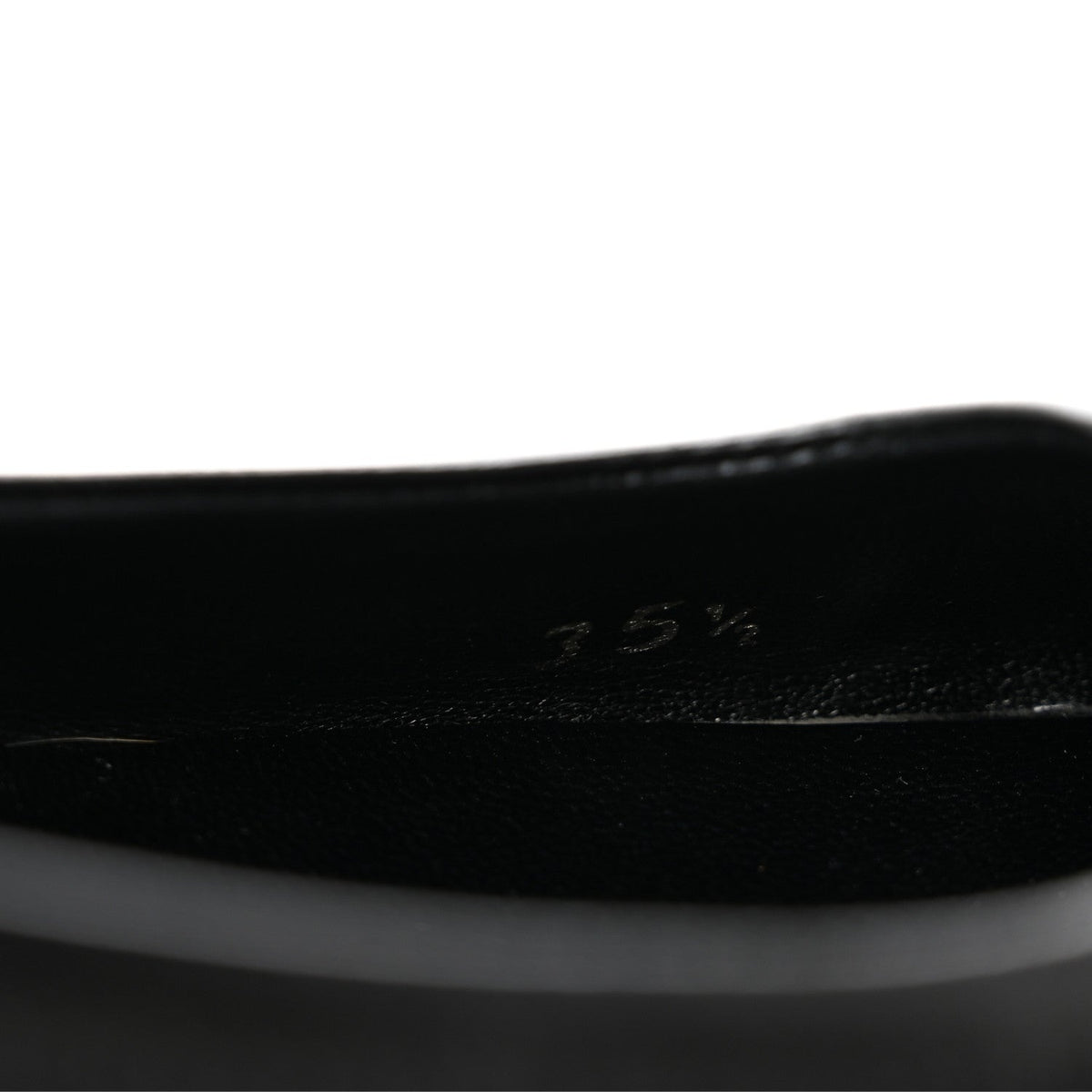 Prada Nappa Metallic Women's Square Toe Ballerina Flats 35.5 Black