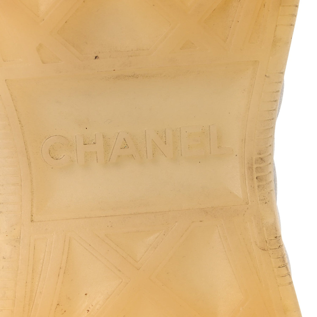 Chanel Suede Calfskin Nylon Grosgrain Women's CC Sneakers 37 Beige Pink