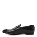 Gucci Guccissima Calfskin Men's Jordy Horsebit Loafers 9 Black