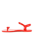 Celine PVC Women's Jelly Bay Sandals 39 Ultra Red