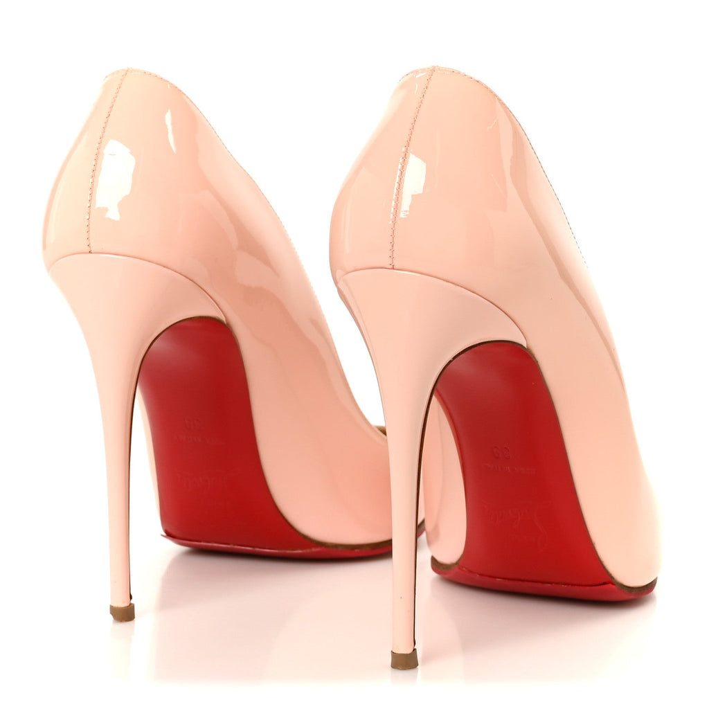 Christian Louboutin Patent Women's Pigalle Follies 100 Pumps 40 Pompadour