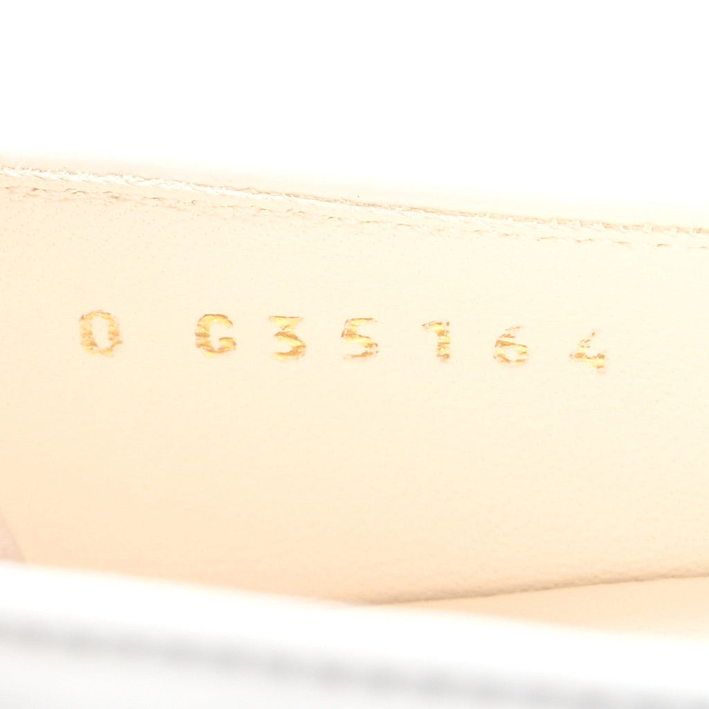 Chanel Patent Cap Toe Chain Women's Moccasin Loafers White Black