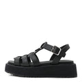 Prada Foam Rubber Women's Soft Cage Triangle Logo Sandals 39 Black