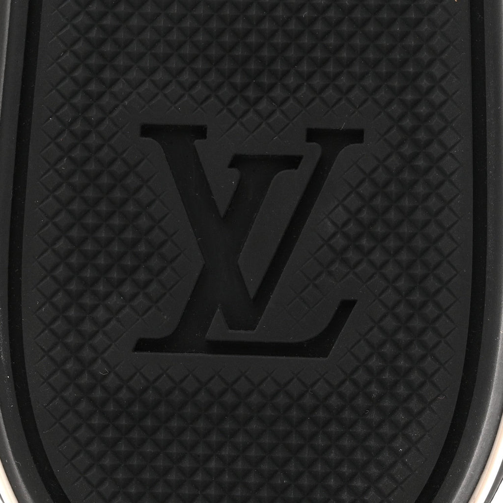 Louis Vuitton Calfskin Men's Cosmos Sneakers 8 Black