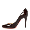 Christian Louboutin Patent Particule 100 Women's Pumps Plum