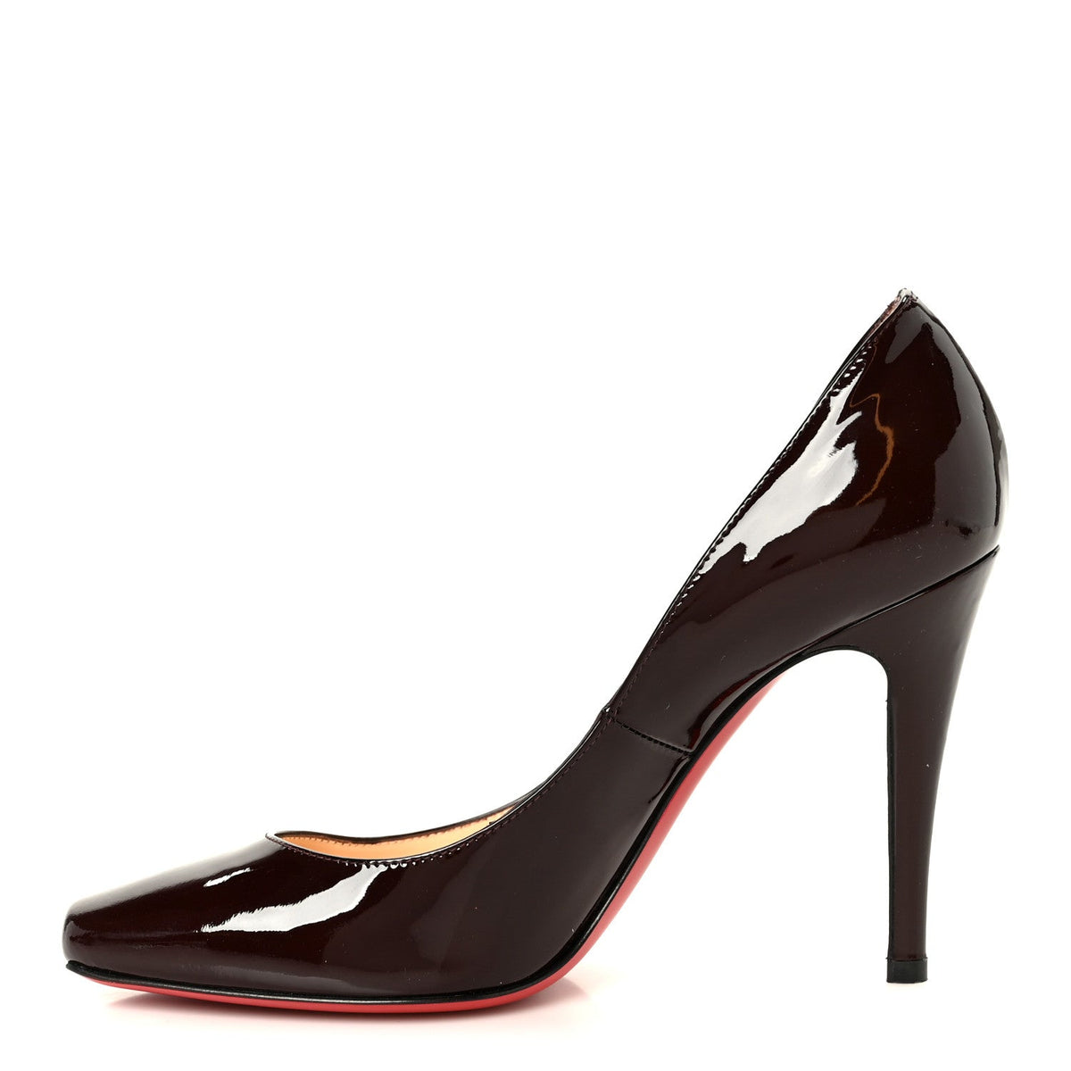 Christian Louboutin Patent Particule 100 Women's Pumps Plum