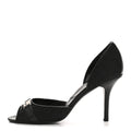Christian Dior Canvas Monogram Women's Sandals 37.5 Black