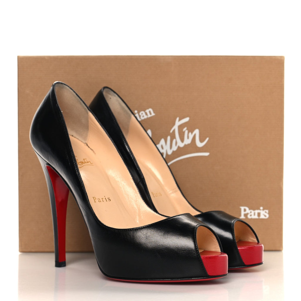 Christian Louboutin Kid Joli Dune 120 Women's Pumps Black