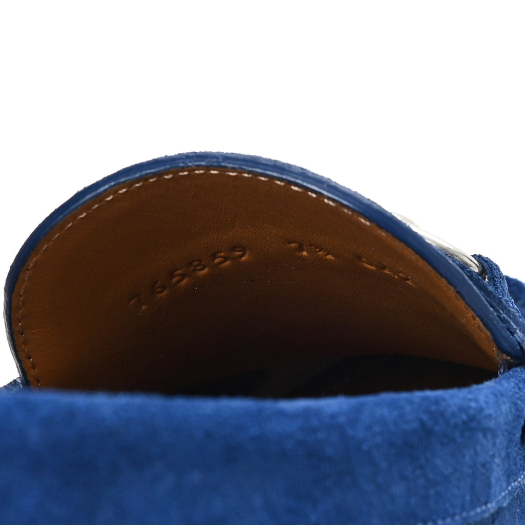 Gucci Suede Men's Horsebit Driver Loafers 7.5 Royale