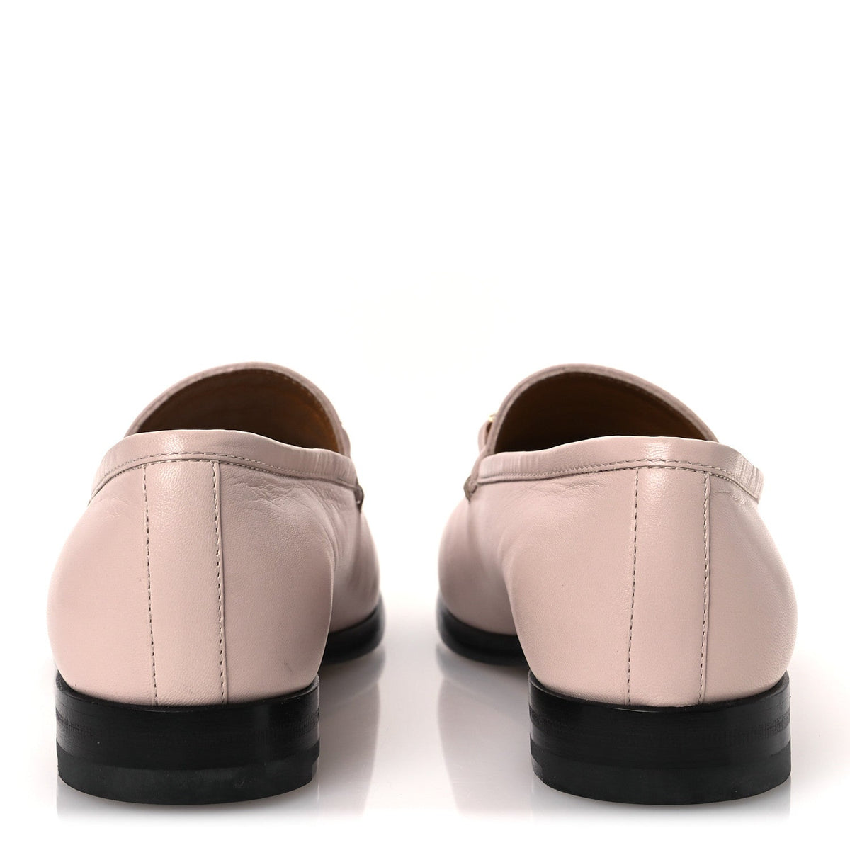 Gucci Malaga Kid Women's Crystal Horsebit Jordaan Loafers 37 Pink Hibiscus