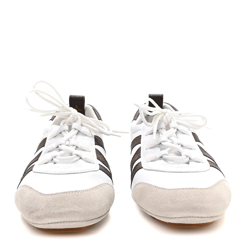 Louis Vuitton Monogram Calfskin Women's LV Sneakerina Sneakers 37 White