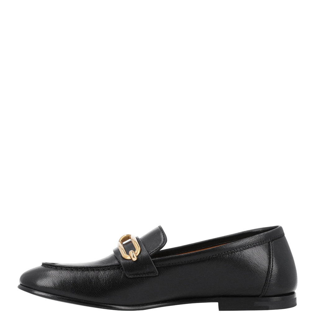 Hermes Calfskin Women's Colette Loafers 35 Black
