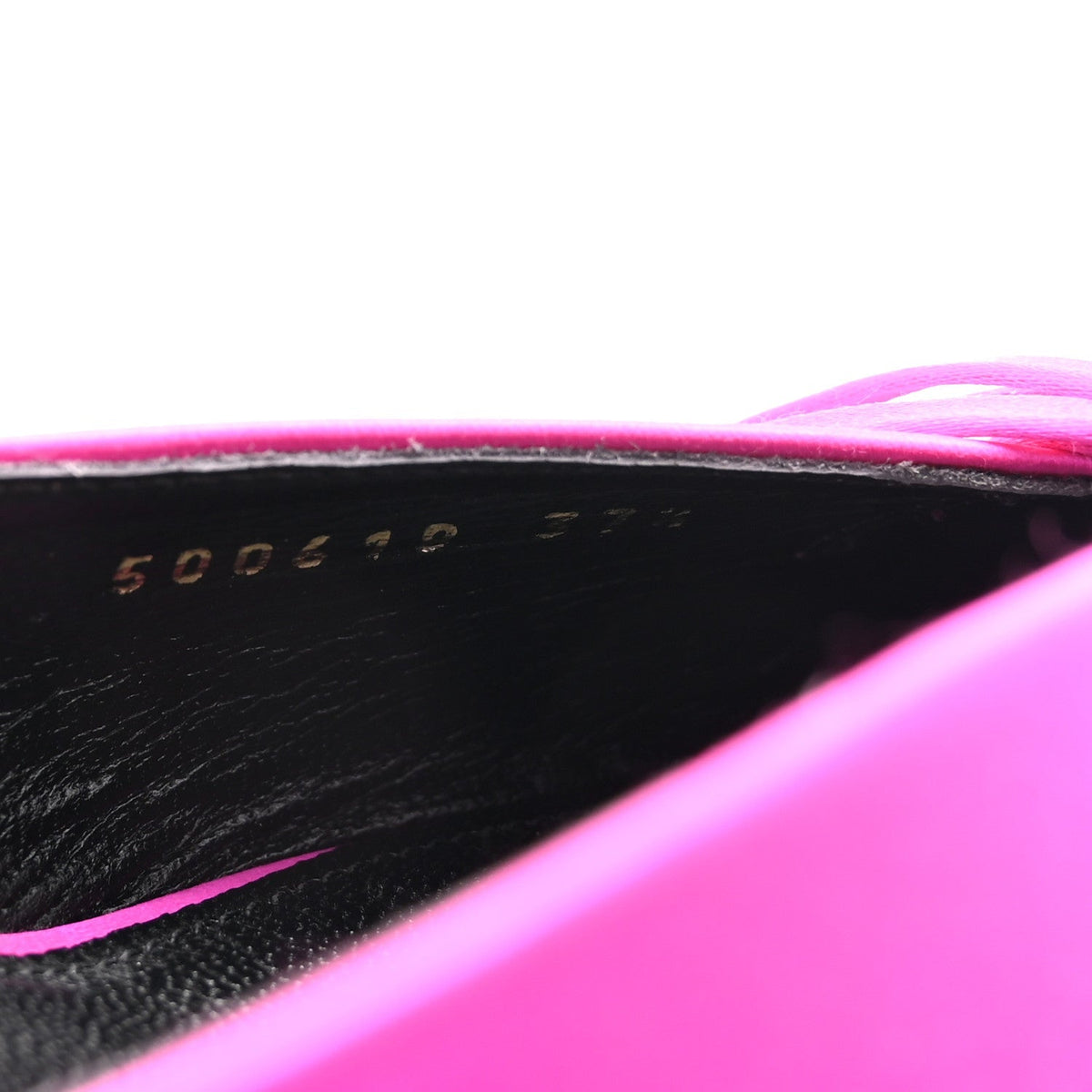 Balenciaga Satin Women's Knife Slingback 40mm Mules 37.5 Rose Fuchsia
