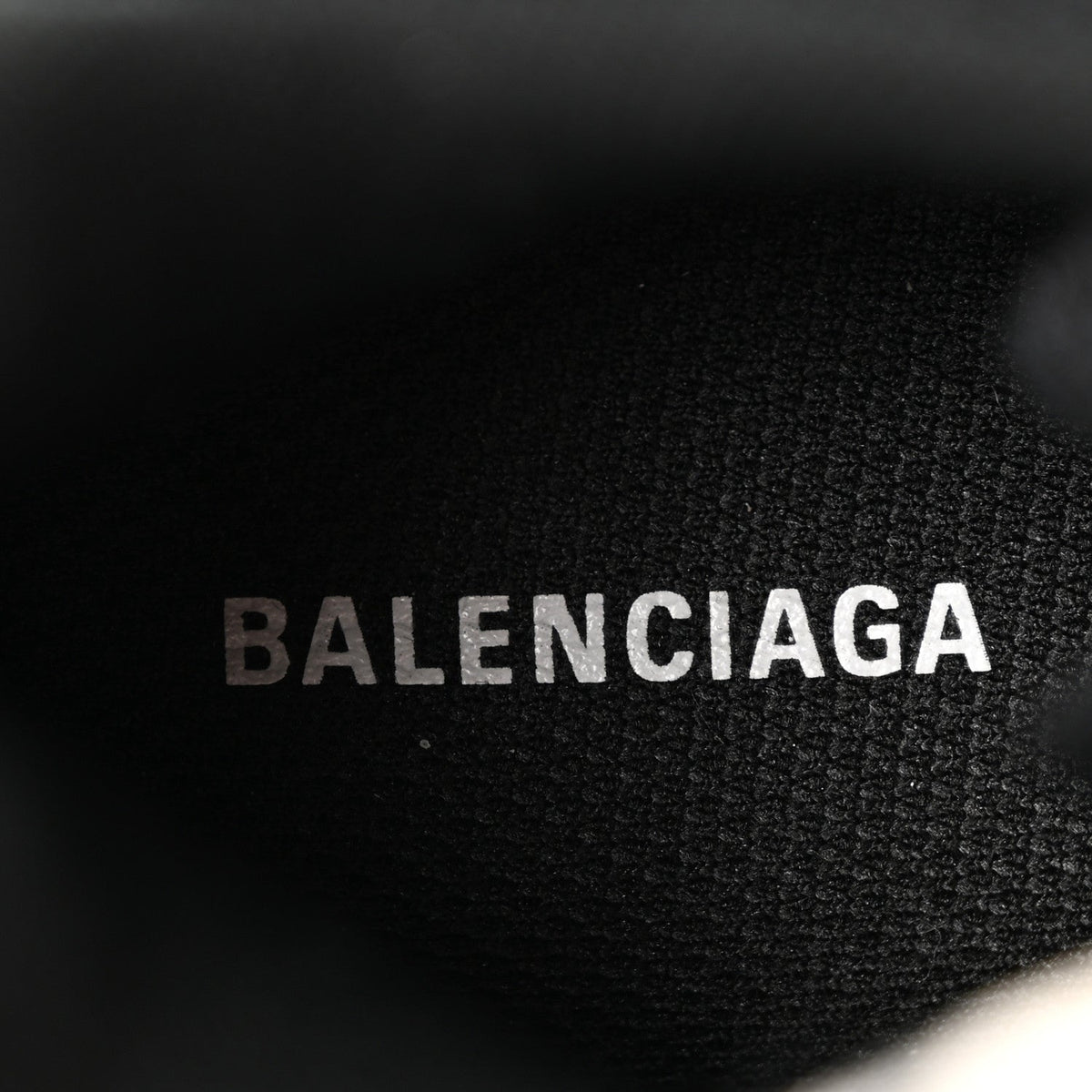 Balenciaga Fabric Mesh Women's Triple S Sneakers 35 Black Red