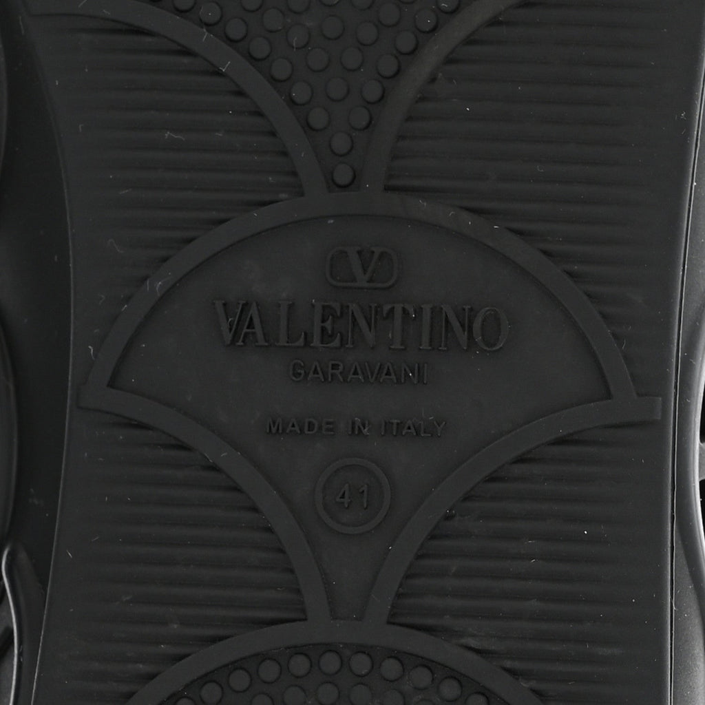 Valentino Garavani Rubber Women's VLogo Ondette Ballerina Flats 41 Black