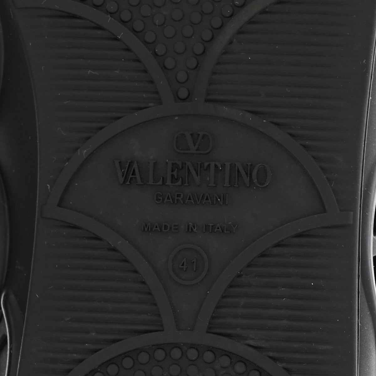 Valentino Garavani Rubber Women's VLogo Ondette Ballerina Flats 41 Black