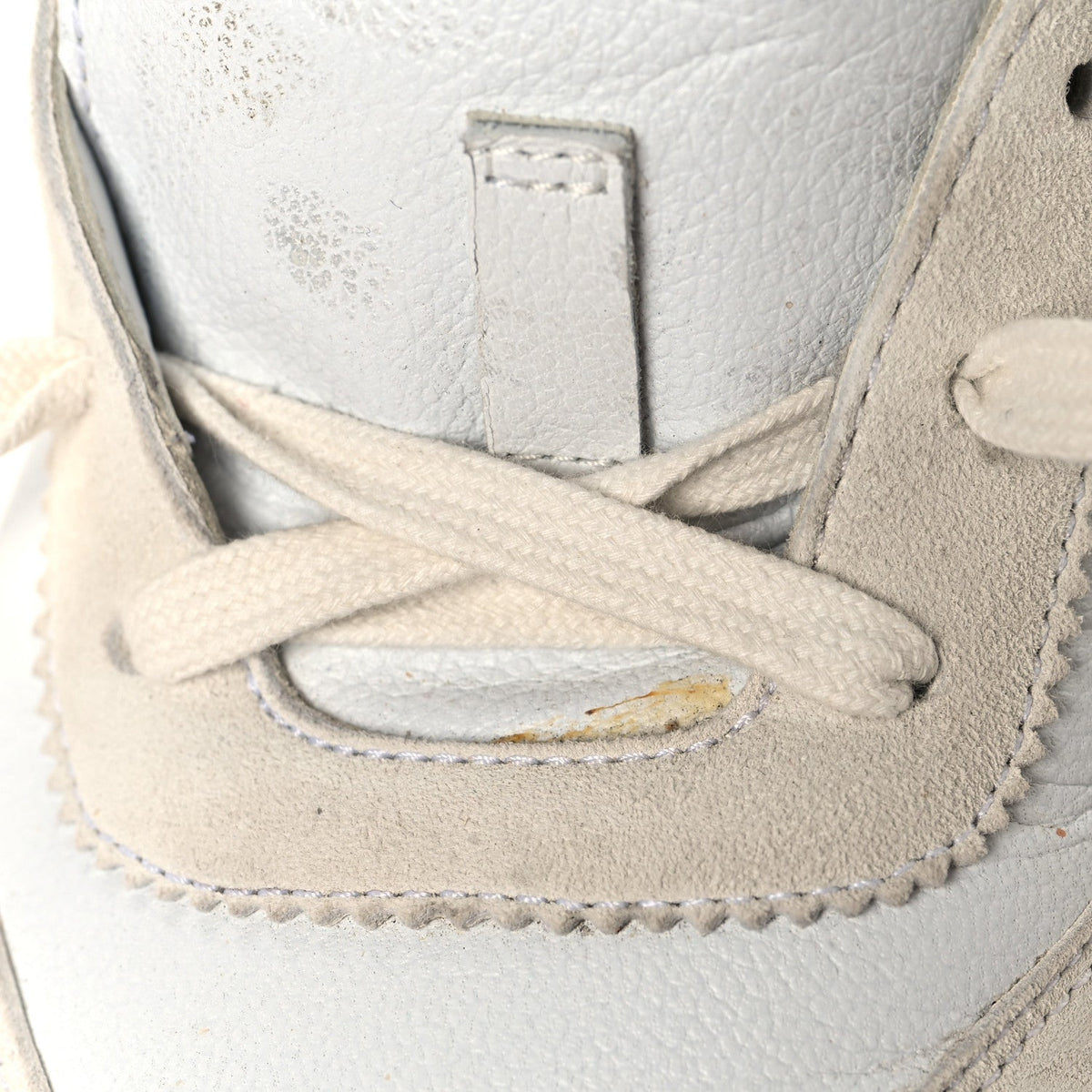 Hermes Calfskin Suede Goatskin Women's Bouncing Sneakers 39 White