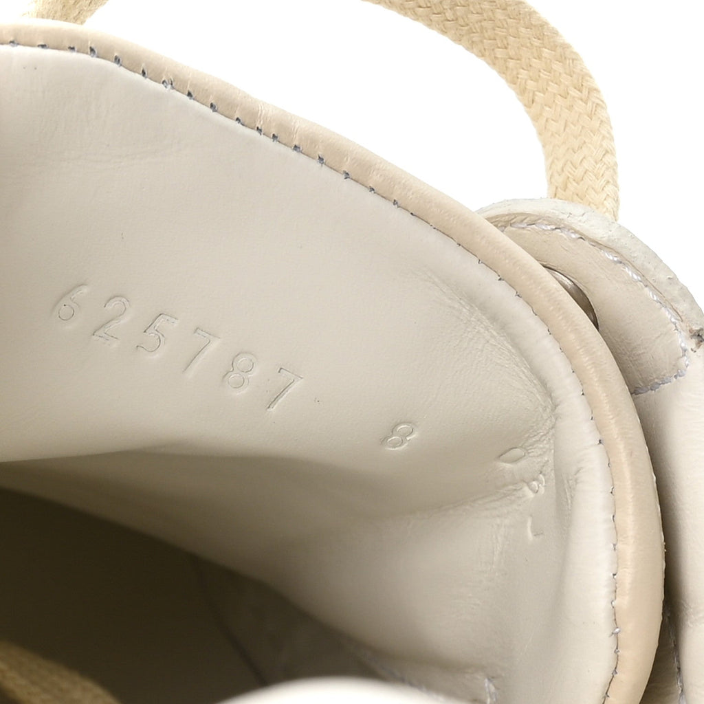 Gucci Calfskin Men's Ace Sneakers 8 Mystic White