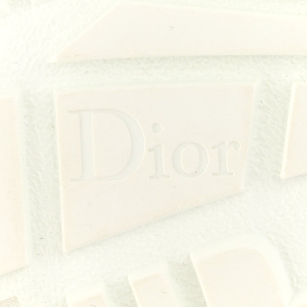 Christian Dior Calfskin Women's Dior-ID Platform Sneakers 37.5 White Nude