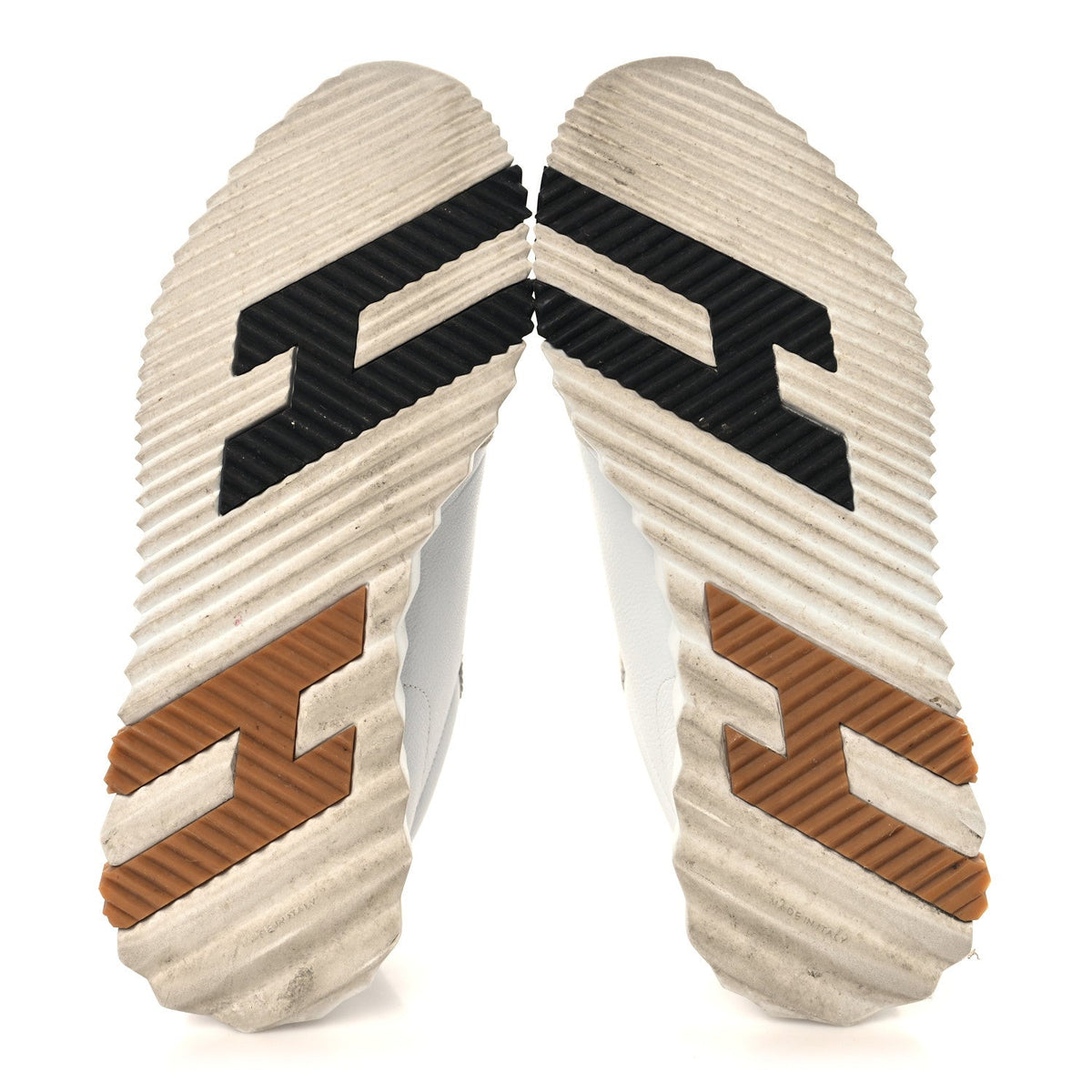 Hermes Calfskin Suede Goatskin Women's Bouncing Sneakers 39 White