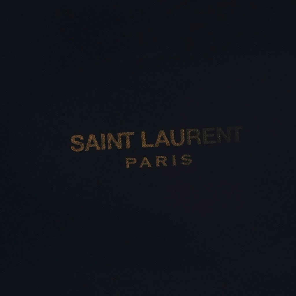 Saint Laurent Vitello Ruinart Women's Hunt 25 Boots 37.5 Black