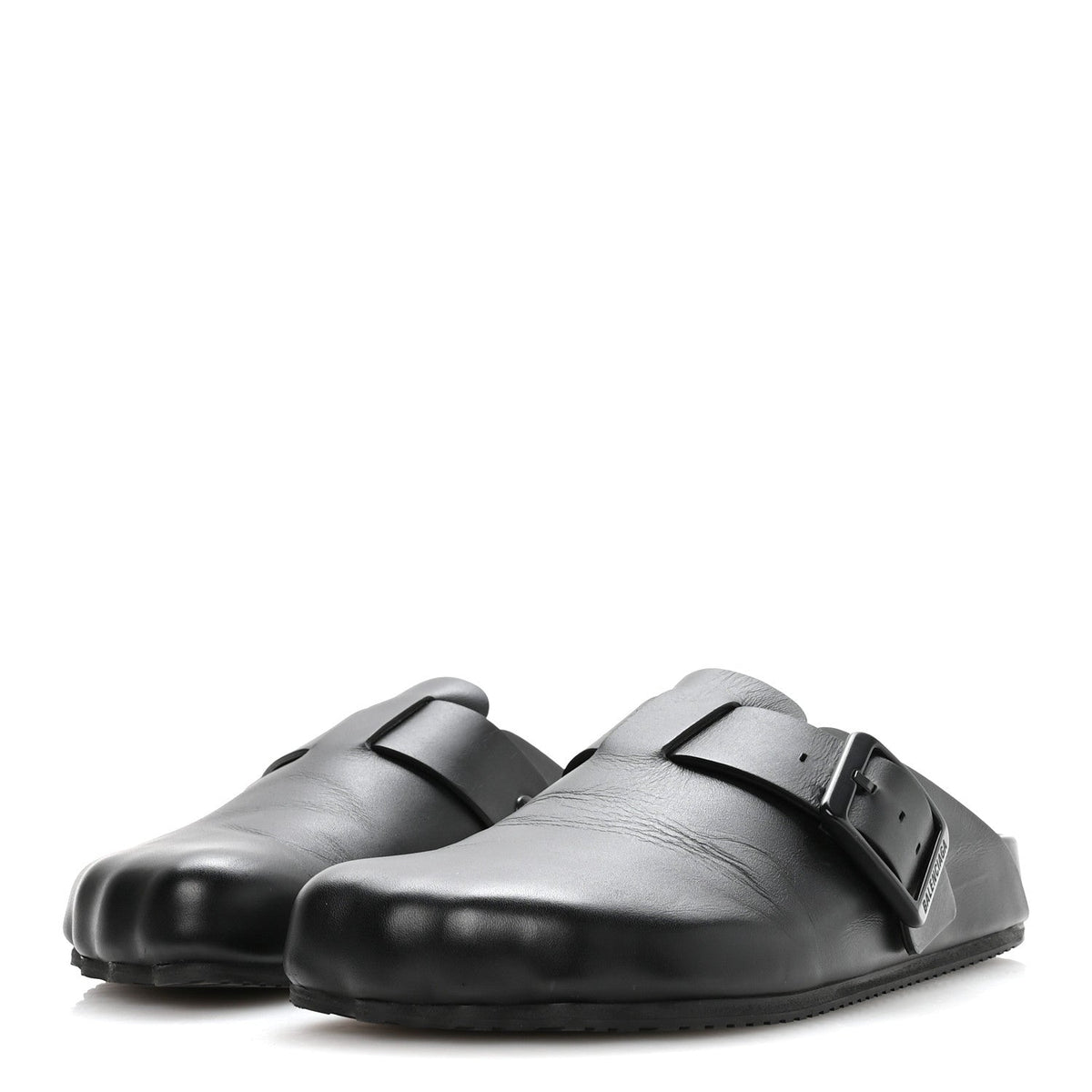 Balenciaga Matte Calfskin Sunday Women's Mules 38 Black