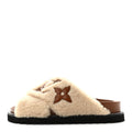 Shearling Paseo Flat Comfort Mule Brown
