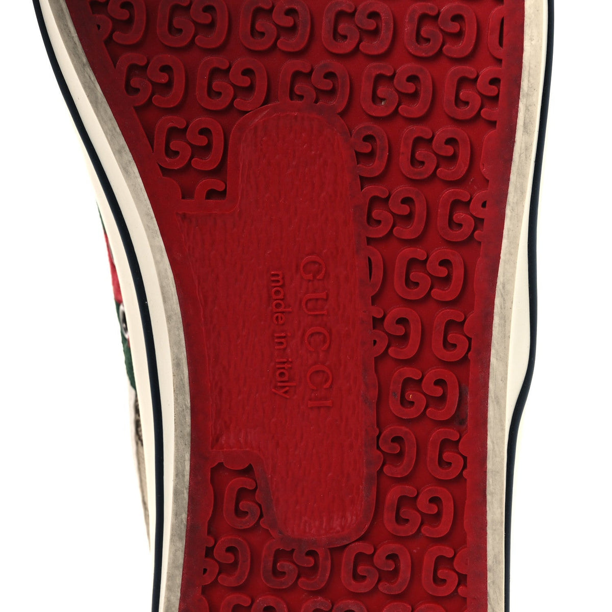 Gucci GG Monogram Canvas Men's Tennis 1977 Sneakers 9 Beige Ebony