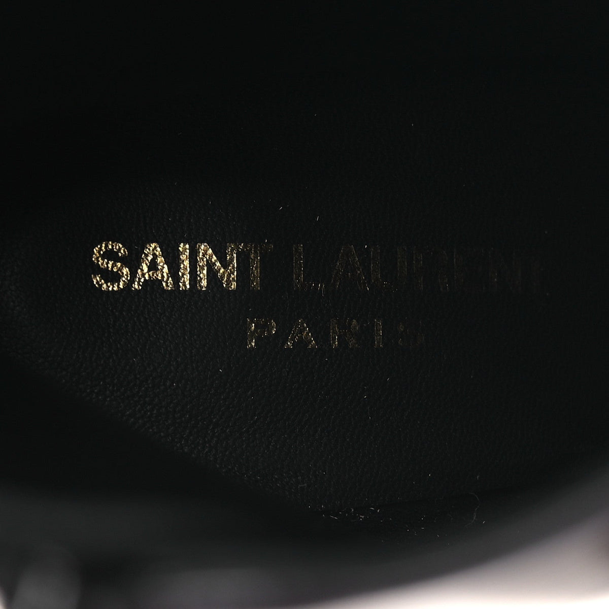 Saint Laurent Vitello Marilyn Women's Auteuil 105 Boots 37.5 Black