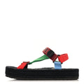 Loeweraffia Paula'S Ibiza Strappy Espadrille Sandals Black Multicolor