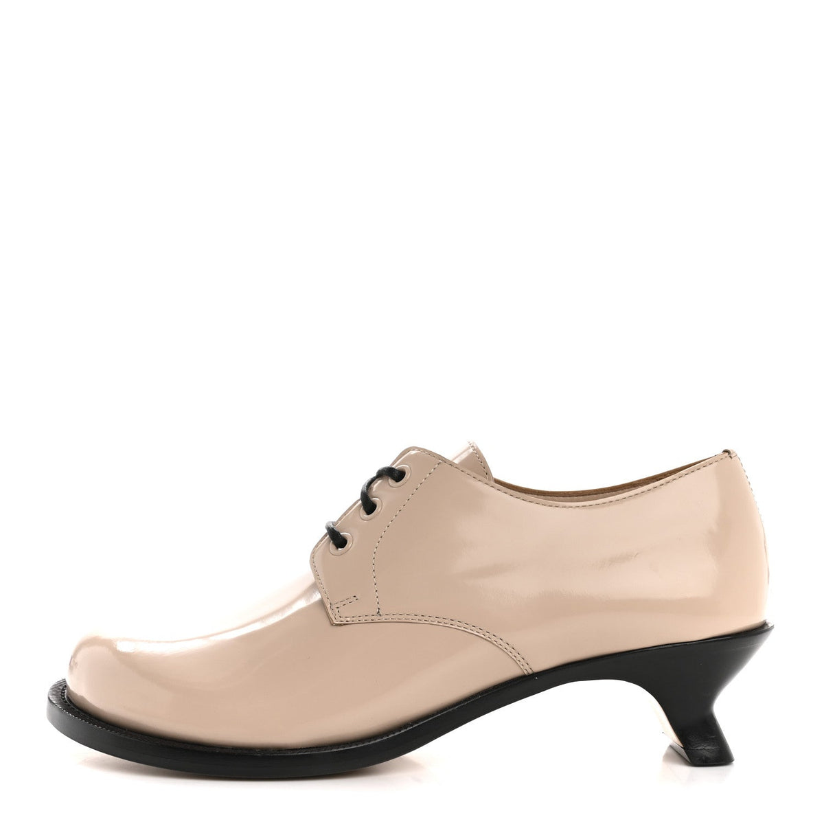 Loewe Brushed Calfskin Women's Campo Derby Loafers 40 Light Pink