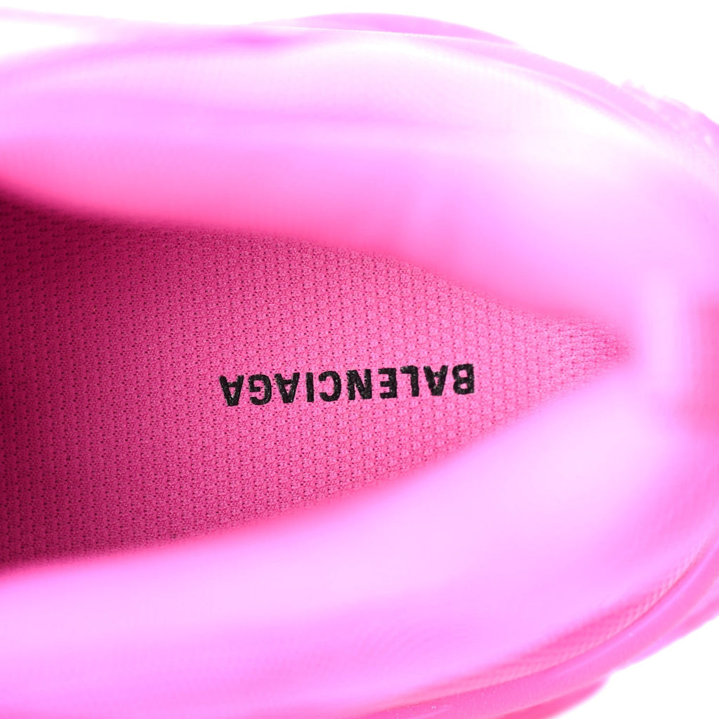 Balenciaga Fabric Mesh Women's Triple S Sneakers 41 Pink