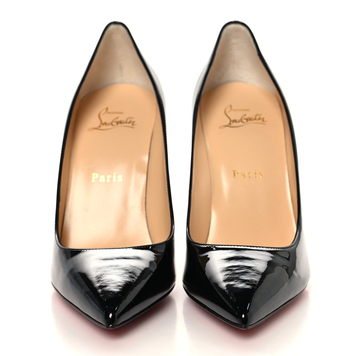Christian Louboutin Patent Women's So Kate 100 Pumps 38 Black