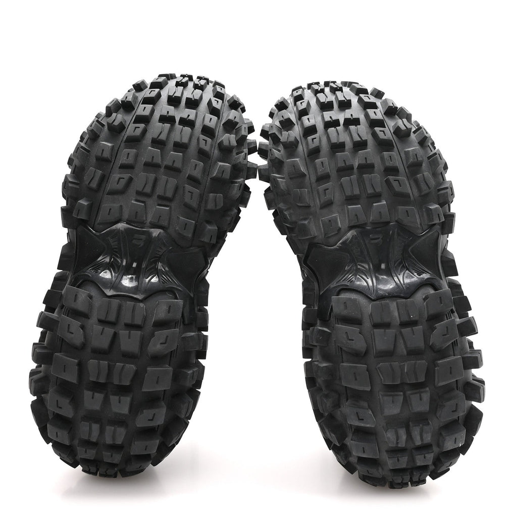 Balenciaga Mesh Nylon Men's Monocolor Bouncer Sneakers 37 Black