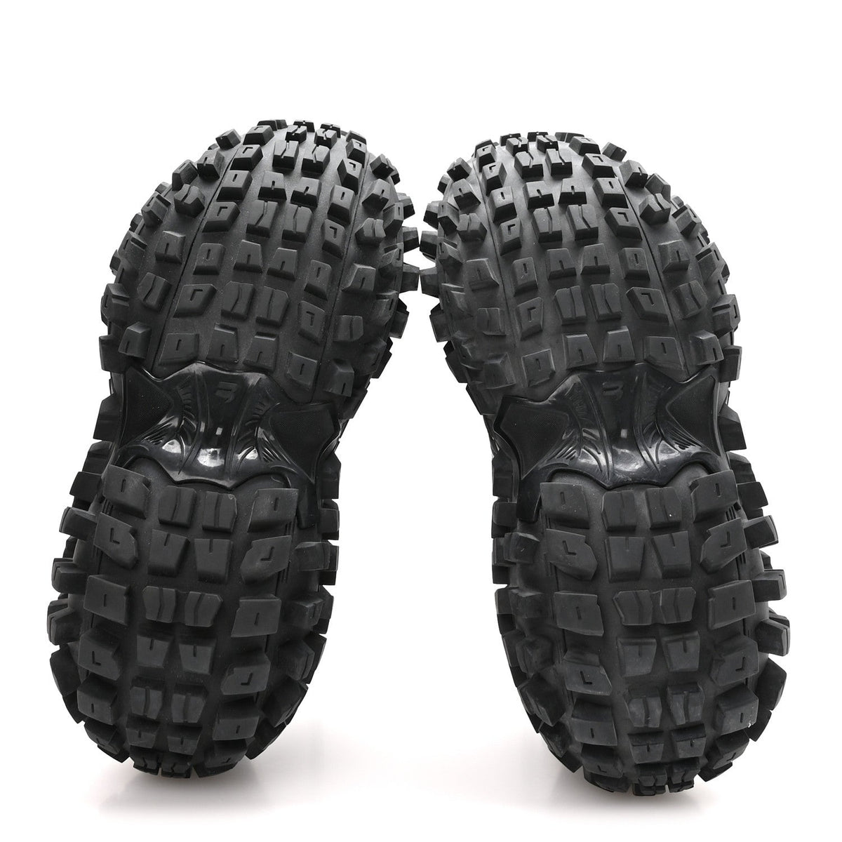 Balenciaga Mesh Nylon Men's Monocolor Bouncer Sneakers 37 Black