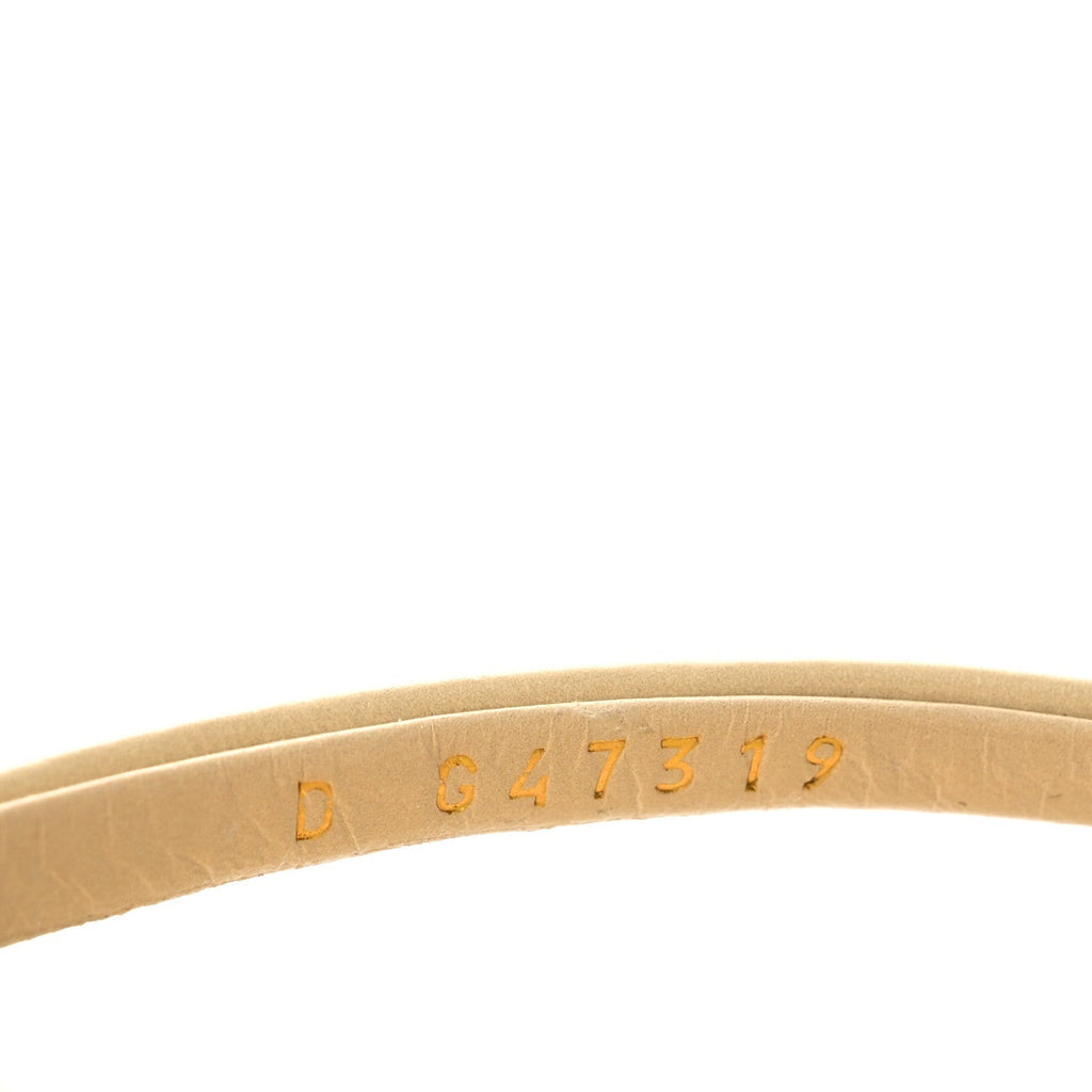 Chanel Goatskin CC Times Square Women's Thong Sandals Beige