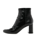 Saint Laurent Calfskin Women's Loulou 70 Uniform Ankle Boots 36 Black