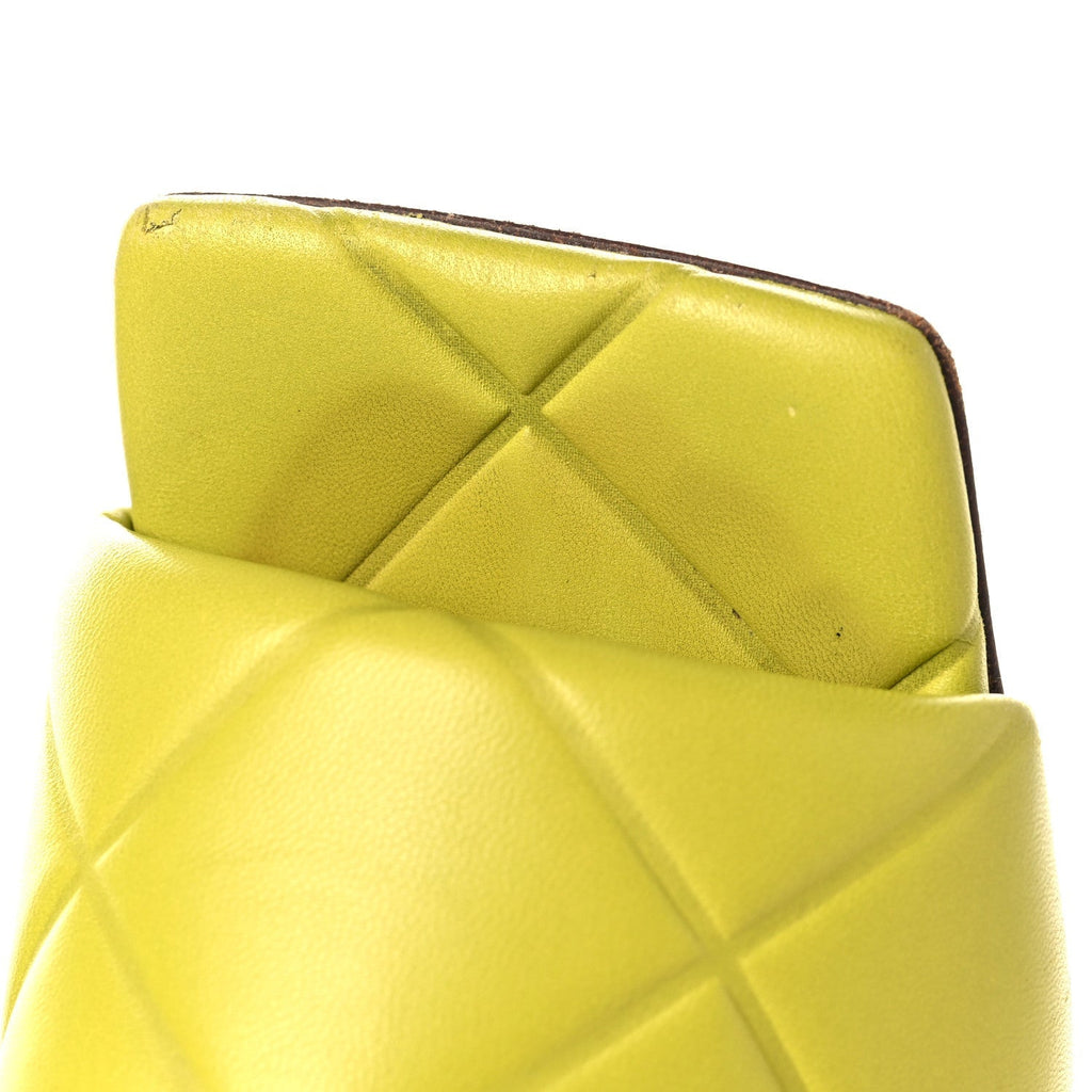 Bottega Veneta Nappa Women's Rubber Lido Mule Sandals 38 Kiwi