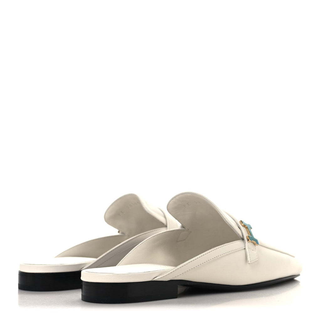 Hermes Calfskin Women's Groupie Mules 35 White