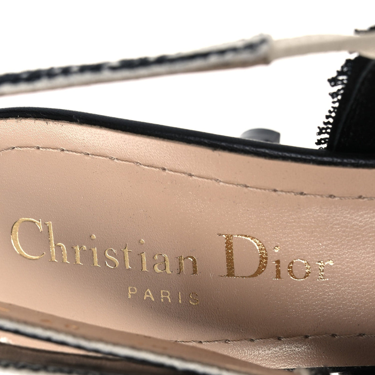 Christian Dior Mesh Women's Butterfly Embroidered J'Adior Pumps 36 Black