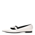 Calfskin Kelly Ballet Flat Gris Clair