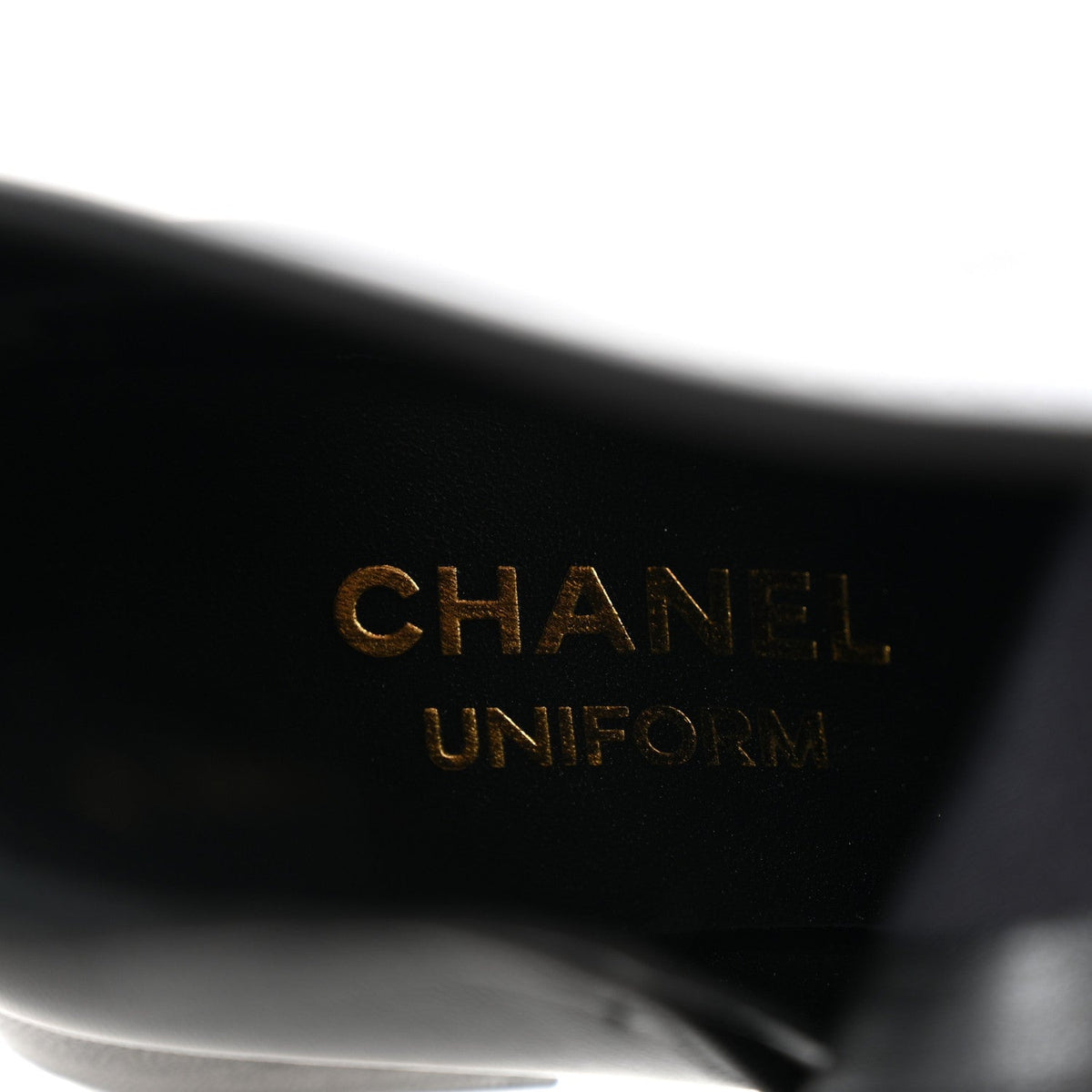 Chanel Stretch Lambskin Women's Cap Toe CC Uniform Short Boots 35 Black