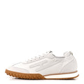 Hermes Nappa Suede Goatskin Women's Jet Sneakers 40.5 White