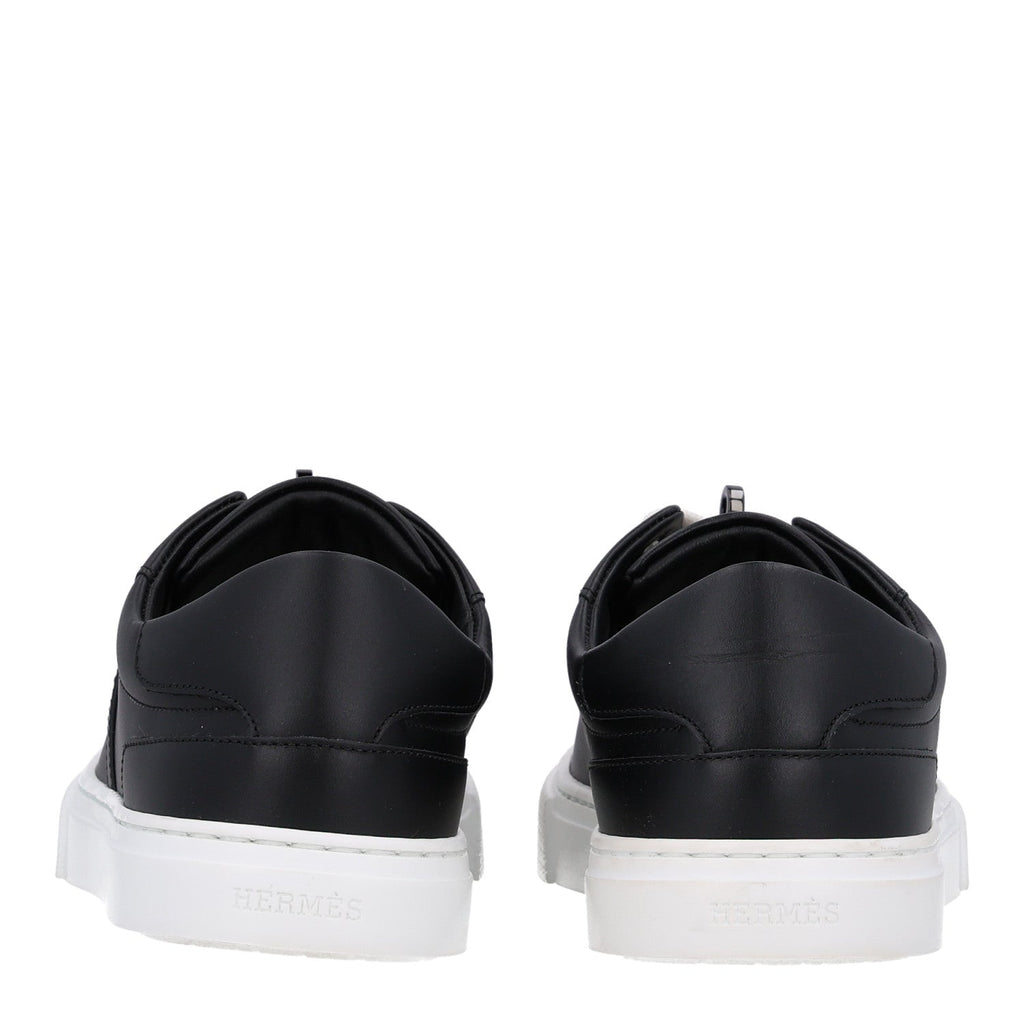 Hermès Calfskin Women's Day Sneakers 37 Black